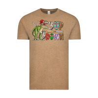 Vintage Coffee 3 up 3 down rex Vintage Tee - CowhideDigitalArt