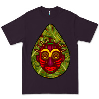 Plum african masks teardrop  7 Premium Tee - BundleAndBundleShop