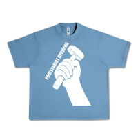 Pebble Blue proletariat uprising revolution politics Urban Heavy Tee - artisFamous