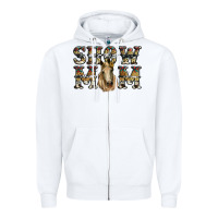 White show mom horse Zipper Hoodie - RanaPortraitStore