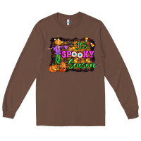 Chestnut it's spooky season halloween Long Sleeve Tee - Artiststas