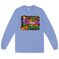 Colony Blue it's spooky season halloween Long Sleeve Tee - Artiststas