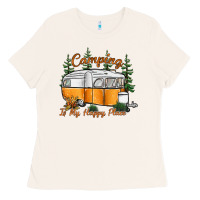 Bone camping is my happy place Ladies Tee - SublimationCraftShop