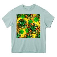 Arona St. Patrick's sunflower seamless pattern Heavy Core Tee - BundleAndBundleShop