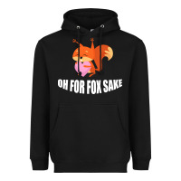 Black Oh, For Fox Sake Heavyweight Hoodie - Bettercallsaul