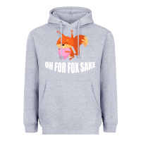 Heather Grey Oh, For Fox Sake Heavyweight Hoodie - Bettercallsaul