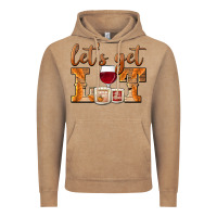Vintage Coffee let's get lit candles Vintage Hoodie - BarkalooDesign