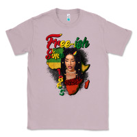 Lilac Free-ish since 1865 black woman Classic Tee - FaDigitalArtStudio
