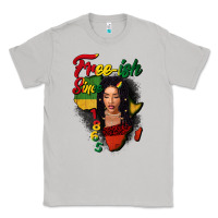 Moon Dust Free-ish since 1865 black woman Classic Tee - FaDigitalArtStudio