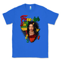 True Royal Free-ish since 1865 black woman Classic Tee - FaDigitalArtStudio