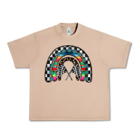 Burro Racing Rainbow Urban Heavy Tee - CowhideDigitalArt
