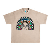 French Oak Racing Rainbow Urban Heavy Tee - CowhideDigitalArt