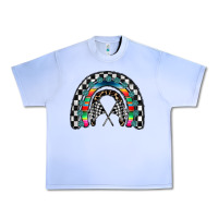 Grape Ice Racing Rainbow Urban Heavy Tee - CowhideDigitalArt