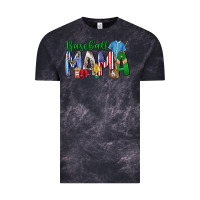 Cloud Black baseball mama Vintage Tee - CowhideDigitalArt