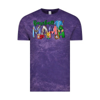 Cloud Purple baseball mama Vintage Tee - CowhideDigitalArt
