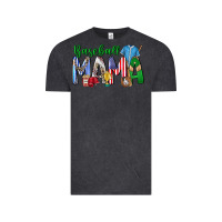 Vintage Black baseball mama Vintage Tee - CowhideDigitalArt