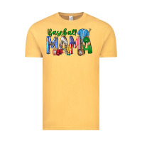 Vintage Mustard baseball mama Vintage Tee - CowhideDigitalArt
