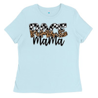 Baby Blue race mama Ladies Tee - SublimationCraftShop