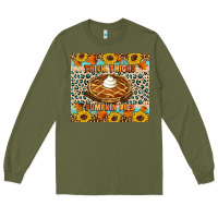 Army Green Thick thighs pumpkin pies Long Sleeve Tee - Artiststas
