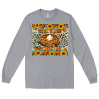 Heather Grey Thick thighs pumpkin pies Long Sleeve Tee - Artiststas