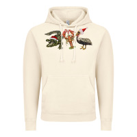 Vintage Artic Christmas alligator pelican crawfish Vintage Hoodie - BarkalooDesign
