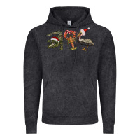 Vintage Black Christmas alligator pelican crawfish Vintage Hoodie - BarkalooDesign