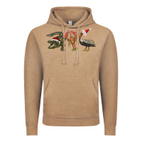 Vintage Coffee Christmas alligator pelican crawfish Vintage Hoodie - BarkalooDesign