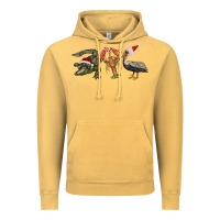 Vintage Mustard Christmas alligator pelican crawfish Vintage Hoodie - BarkalooDesign