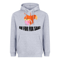 Heather Grey Oh, For Fox Sake Heavyweight Hoodie - Bettercallsaul