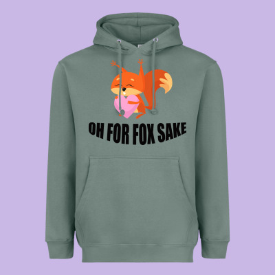 Oh, For Fox Sake Heavyweight Hoodie Designed By Bettercallsaul