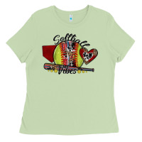 Matcha softball vibes Ladies Tee - SublimationCraftShop