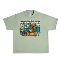 Oil Green pumpkin farm Urban Heavy Tee - SublimationCraftShop