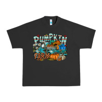 Pigment Black pumpkin farm Urban Heavy Tee - SublimationCraftShop