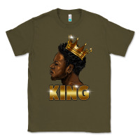 Army Green black king Classic Tee - FaDigitalArtStudio