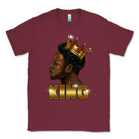 Burgundy black king Classic Tee - FaDigitalArtStudio