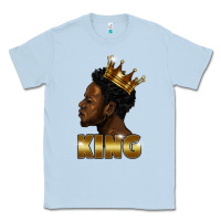 Dusty Blue black king Classic Tee - FaDigitalArtStudio