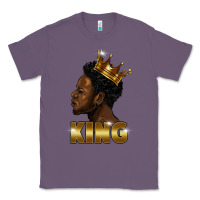 Lavender black king Classic Tee - FaDigitalArtStudio