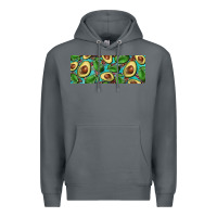 Rock avacado with turquoise and leopard background 11 oz mug Premium Hoodie - BarkalooDesign