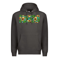 Smoke avacado with turquoise and leopard background 11 oz mug Premium Hoodie - BarkalooDesign