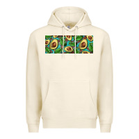 Tofu avacado with turquoise and leopard background 11 oz mug Premium Hoodie - BarkalooDesign