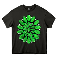 Asphalt green gemstone Heavy Core Tee - RanaPortraitStore