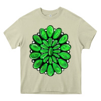 Mossy green gemstone Heavy Core Tee - RanaPortraitStore