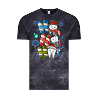 Cloud Black ho ho ho teeth Vintage Tee - CowhideDigitalArt