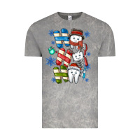 Cloud Rock ho ho ho teeth Vintage Tee - CowhideDigitalArt