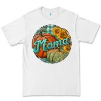 White pumpkin mama with background Premium Tee - BundleAndBundleShop