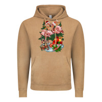 Vintage Camel Christmas flamingo Vintage Hoodie - BarkalooDesign