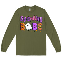 Army Green spooky babe Long Sleeve Tee - Artiststas