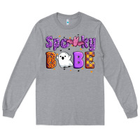 Heather Grey spooky babe Long Sleeve Tee - Artiststas