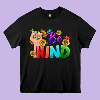 Be Kind Lgbtq+ Heavy Core Tee Designed By Bundleandbundleshop