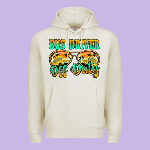 Bus Driver Off Duty Premium Hoodie Designed By Jasminsmagicworld